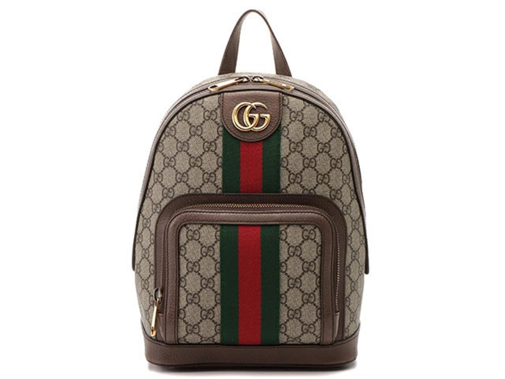 Gucci GG Backpack Rucksack Beige Cream Supreme Leather